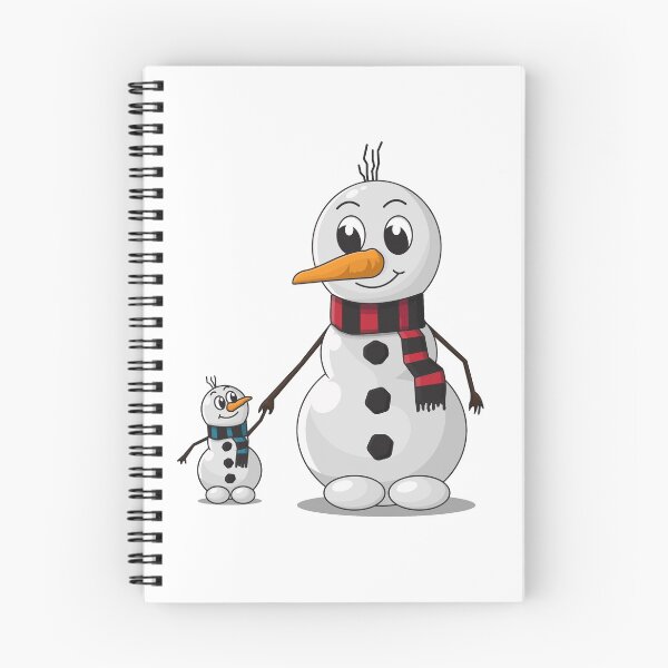 Item preview, Snowman Family Vector Graphic Art For Christmas designed and sold by Cre8iveSkill.