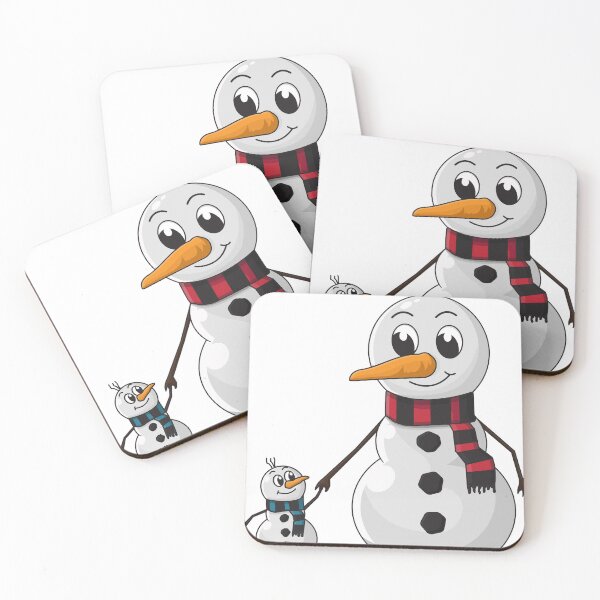 Item preview, Snowman Family Vector Graphic Art For Christmas designed and sold by Cre8iveSkill.