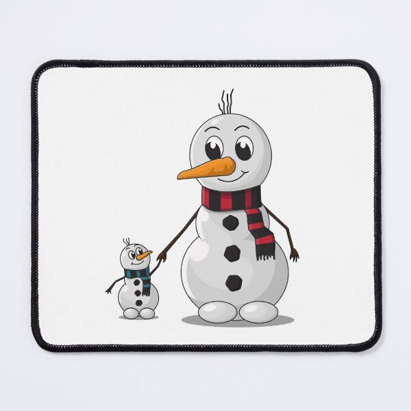 Item preview, Snowman Family Vector Graphic Art For Christmas designed and sold by Cre8iveSkill.