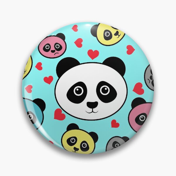 Item preview, Colorful Panda Pattern designed and sold by Sagar Karki.