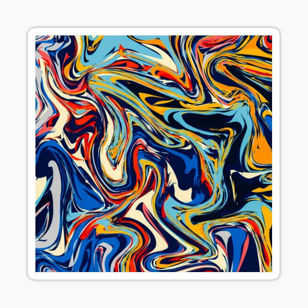 Item preview, psychedelic liquid paint designed and sold by TheSkullArmy.