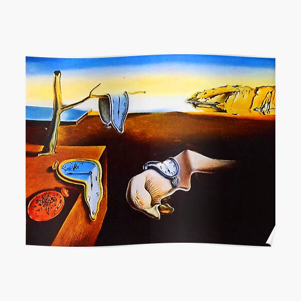 Souvenir rétro Salvador Dali Poster