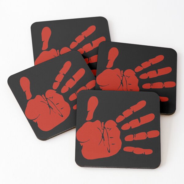 Item preview, Red Handprints designed and sold by karwilberevivalcollection.