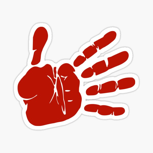 Item preview, Red Handprints designed and sold by karwilbedesigns.
