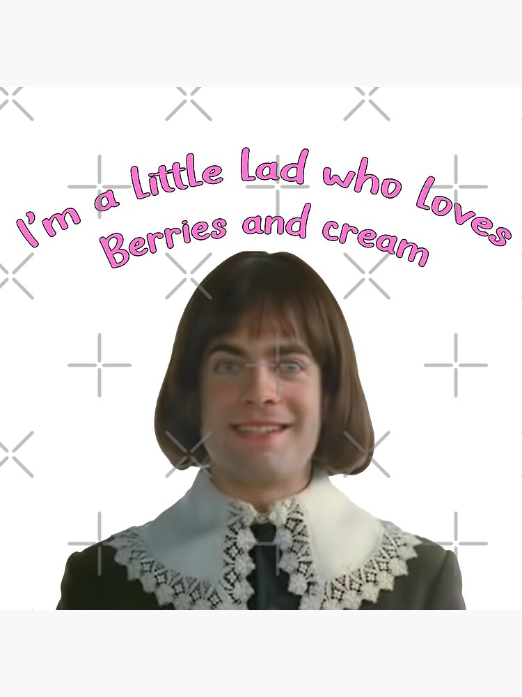 "Berries and Cream Meme" Poster for Sale by stickervault Redbubble