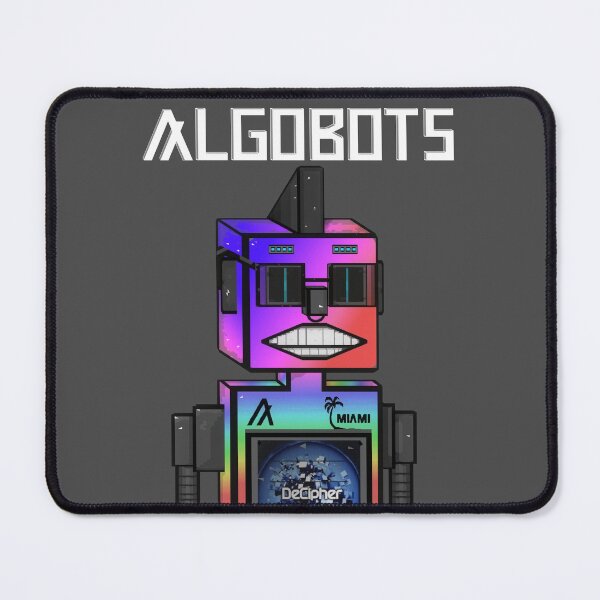Item preview, Algobots, white logo w Algobot170 designed and sold by AlgobotFanClub.
