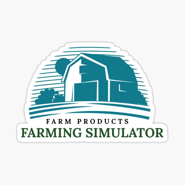 "farming simulator" Sticker for Sale by kuikai123 | Redbubble