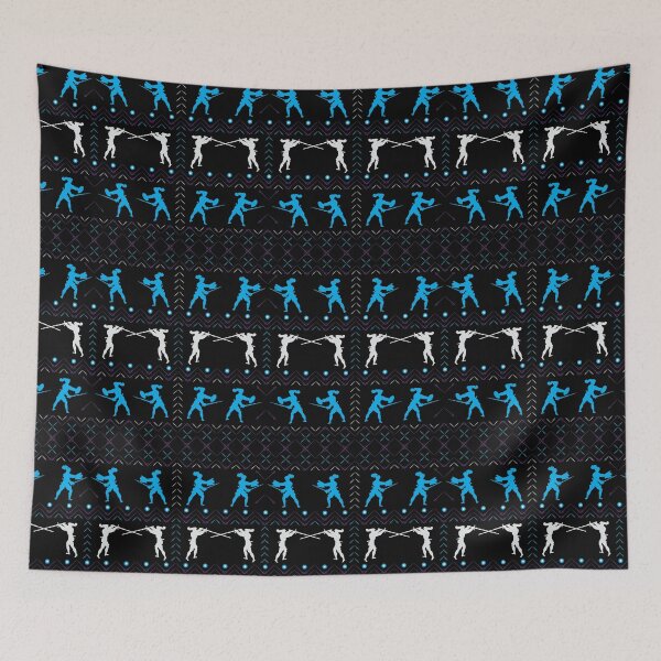 Item preview, Bolognese Ugly Sweater (blue) designed and sold by DoodleThrift.