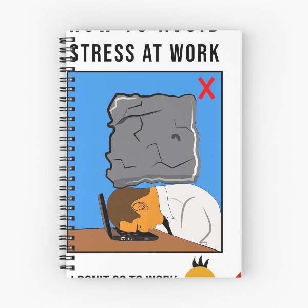 Item preview,  how to avoid stress at work I don’t go to work t-shirt  designed and sold by KARTICK DUTTA.