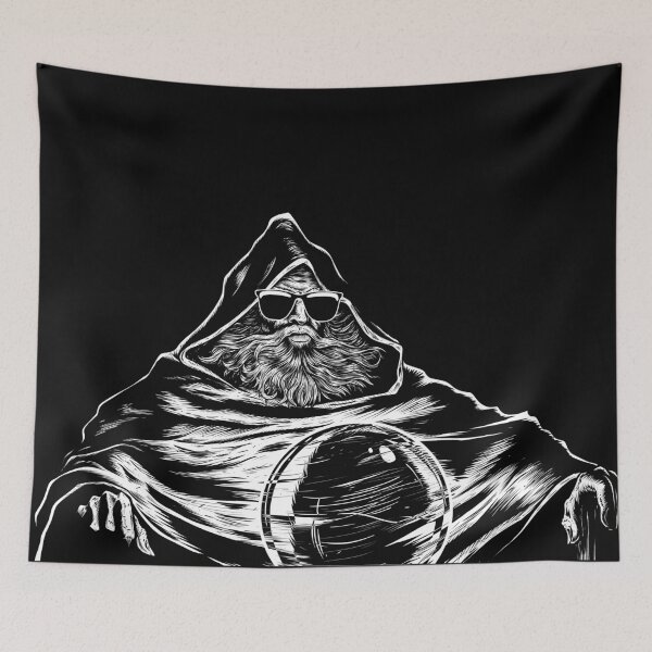Item preview, Too Cool Wizard - Pondering My Orb Meme designed and sold by CryptidArt.