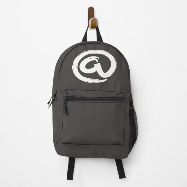 Item preview, White At Symbol designed and sold by ProhibitionStickers.