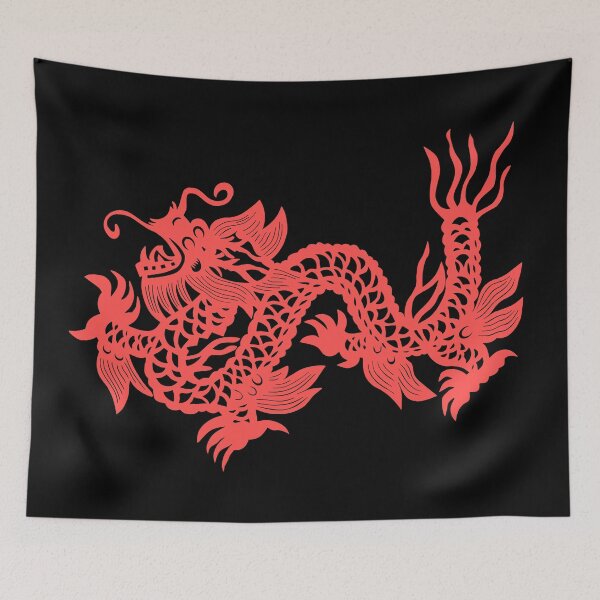 Item preview, Traditional Papercut Dragon Red designed and sold by karwilberevivalcollection.