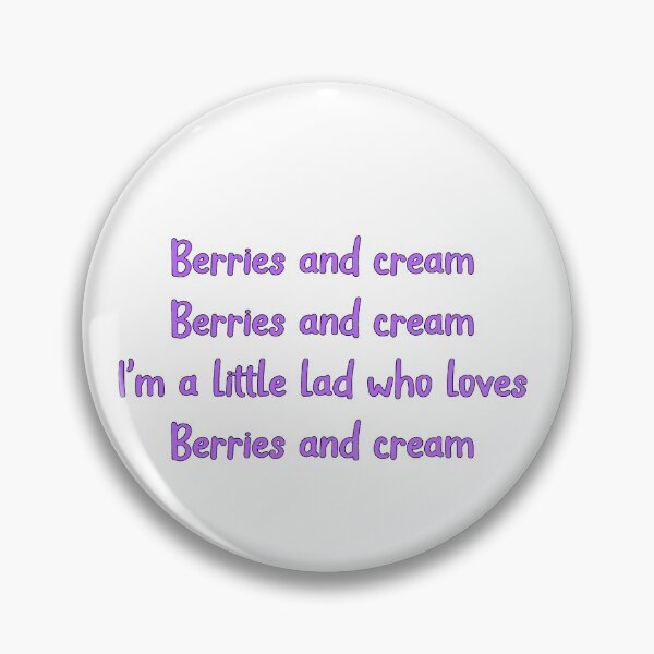 Item preview, Berries and Cream Meme designed and sold by sticker-vault.