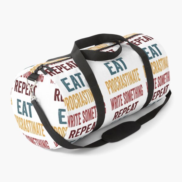 Item preview, Eat, Procrastinate, Write, Something Repeat. At Least Pretend you’re Writing designed and sold by TJHstudio.