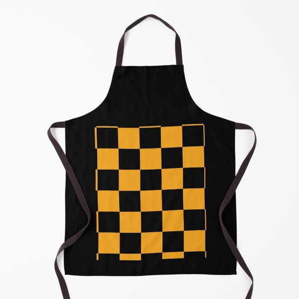 Item preview, Black and Gold Chequer Pattern Graphic designed and sold by ClarkeHolly.