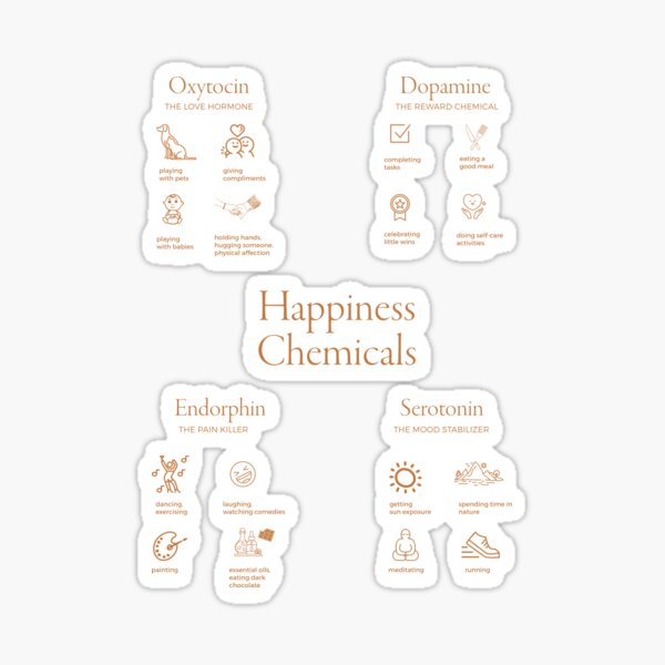 Happiness Chemicals Sticker