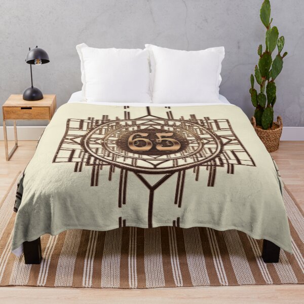 Item preview, Retro Art Deco design with vintage art nouveau number 65 designed and sold by Xarah.