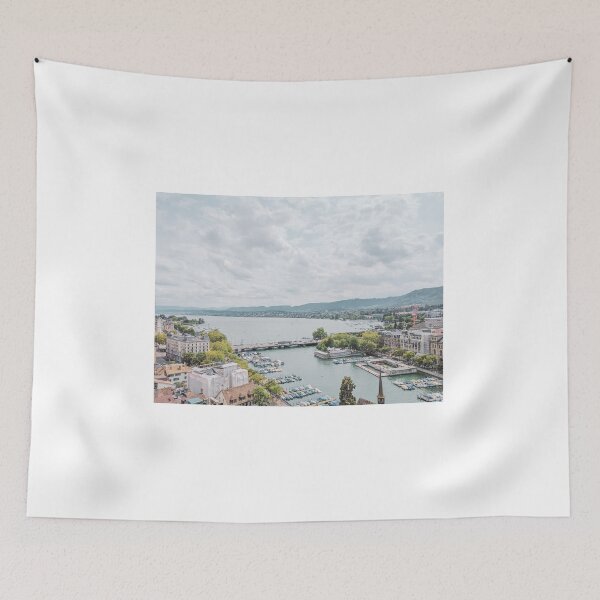 Item preview, Lake Zurich from Grossmunster Church, Zurich, Switzerland designed and sold by ywphotos.