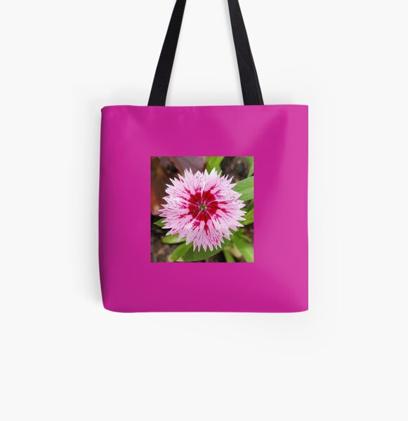 small cotton candy flower shoulder bag
