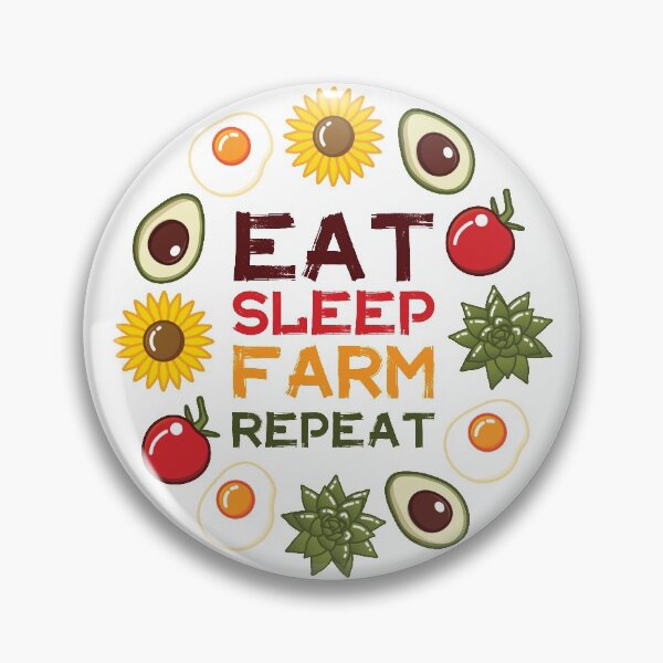 Item preview, Eat Sleep Farm Repeat | White designed and sold by Wintre2.