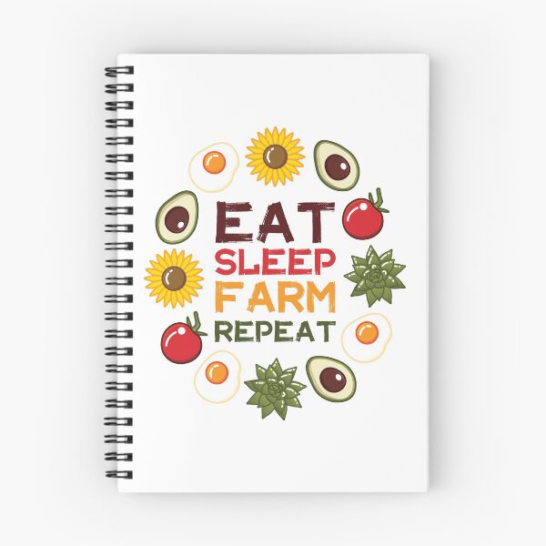 Item preview, Eat Sleep Farm Repeat | White designed and sold by Wintre2.