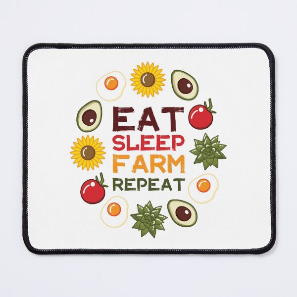 Item preview, Eat Sleep Farm Repeat | White designed and sold by Wintre2.