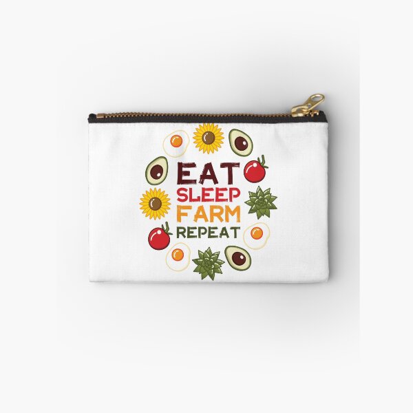 Item preview, Eat Sleep Farm Repeat | White designed and sold by Wintre2.