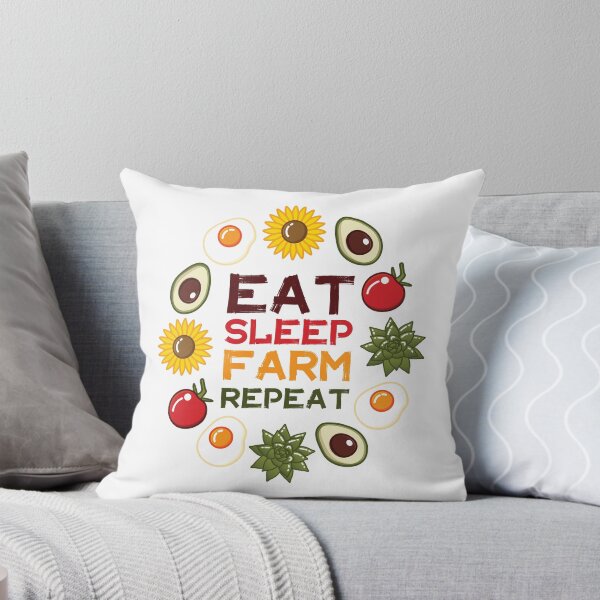 Item preview, Eat Sleep Farm Repeat | White designed and sold by Wintre2.