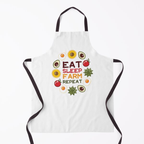 Item preview, Eat Sleep Farm Repeat | White designed and sold by Wintre2.