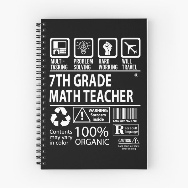 Item preview, 7Th Grade Math Teacher T Shirt - MultiTasking Certified Job Gift Item Tee designed and sold by andahanson.