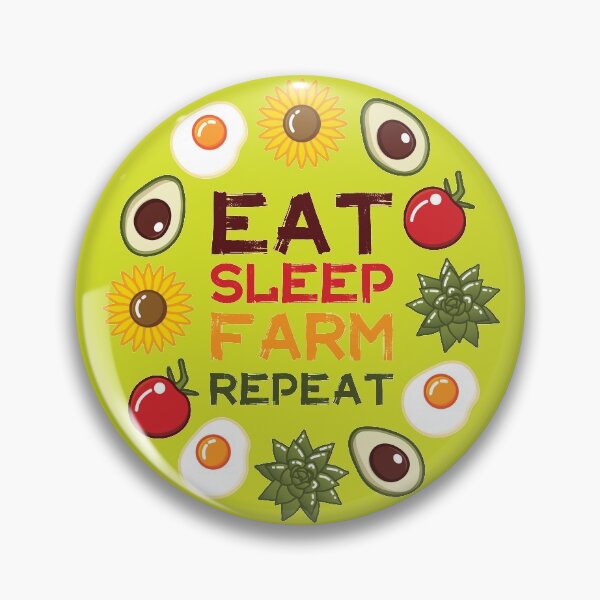 Item preview, Eat Sleep Farm Repeat | Lime Green designed and sold by Wintre2.