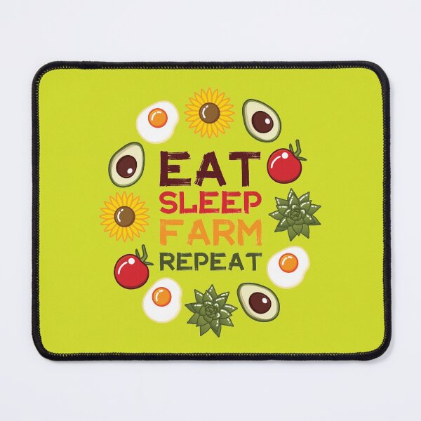 Item preview, Eat Sleep Farm Repeat | Lime Green designed and sold by Wintre2.