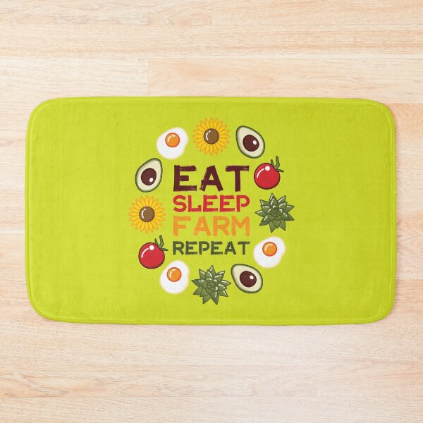 Item preview, Eat Sleep Farm Repeat | Lime Green designed and sold by Wintre2.