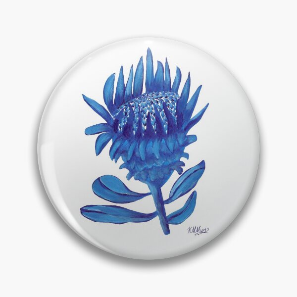 Item preview, Blue Single Protea designed and sold by Kmunnsartlife.