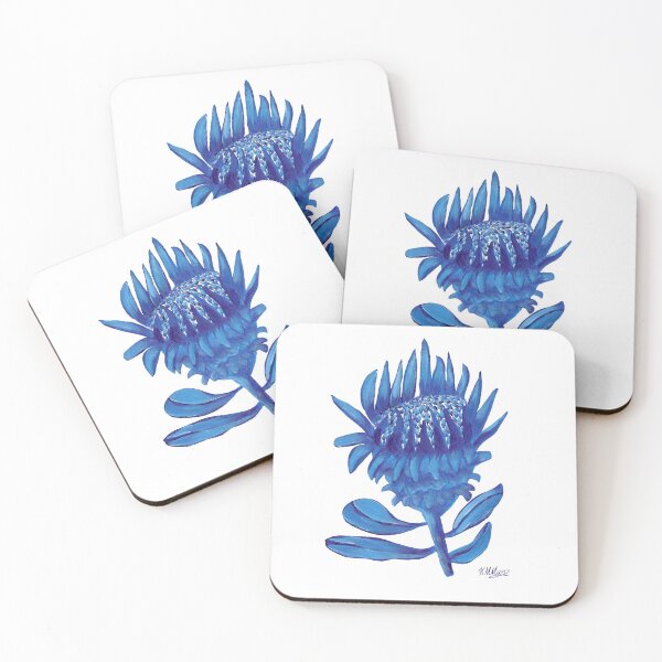 Item preview, Blue Single Protea designed and sold by Kmunnsartlife.