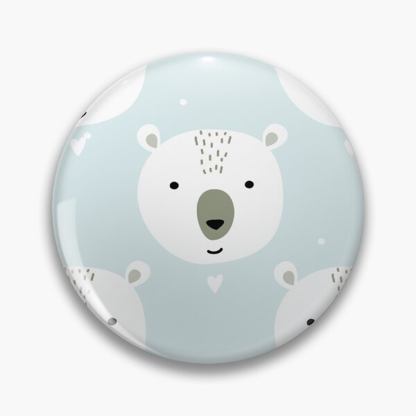 Item preview, Adorable jungle animals, funny polar bear face,  pet, suitable gift for kids and animal lovers. designed and sold by FLOWER--ART.