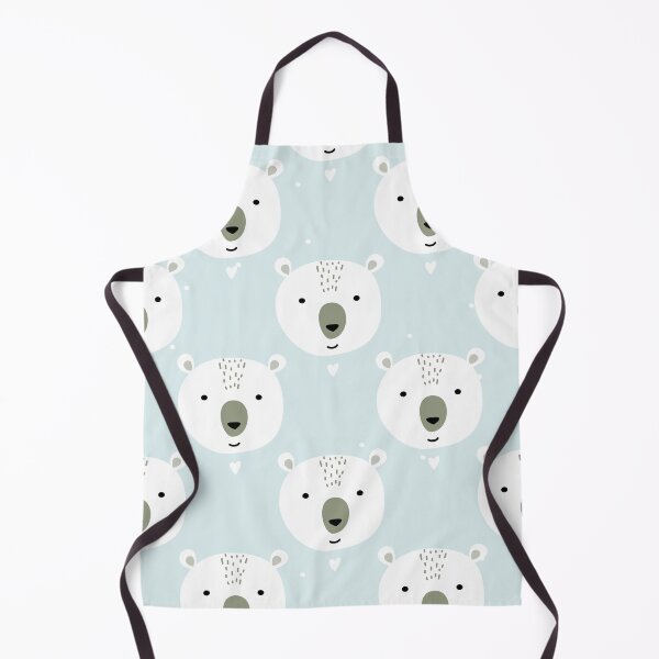 Item preview, Adorable jungle animals, funny polar bear face,  pet, suitable gift for kids and animal lovers. designed and sold by FLOWER--ART.