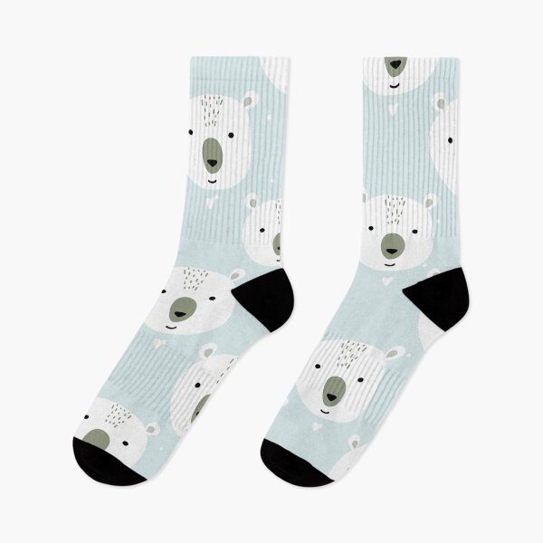 Item preview, Adorable jungle animals, funny polar bear face,  pet, suitable gift for kids and animal lovers. designed and sold by FLOWER--ART.