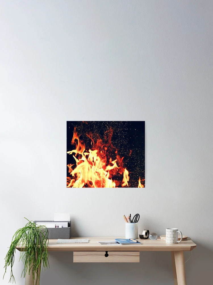 Thumbnail 2 of 3, Poster, Bonfire designed and sold by ImageEvolution.