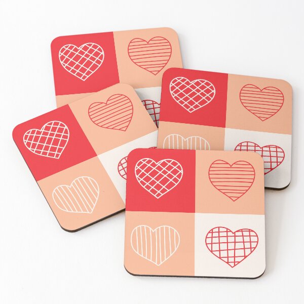 Item preview, Hearts. Red, White,Orange designed and sold by trendingatees.
