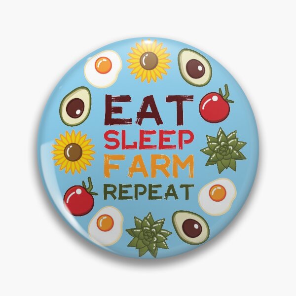 Item preview, Eat Sleep Farm Repeat | Baby Blue designed and sold by Wintre2.