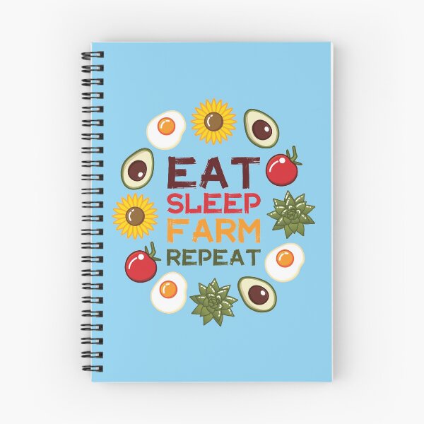 Item preview, Eat Sleep Farm Repeat | Baby Blue designed and sold by Wintre2.