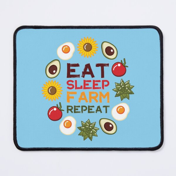 Item preview, Eat Sleep Farm Repeat | Baby Blue designed and sold by Wintre2.