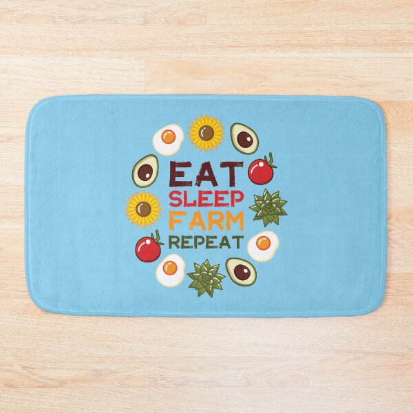 Item preview, Eat Sleep Farm Repeat | Baby Blue designed and sold by Wintre2.