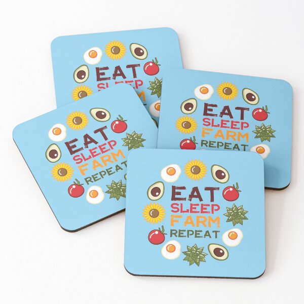 Item preview, Eat Sleep Farm Repeat | Baby Blue designed and sold by Wintre2.