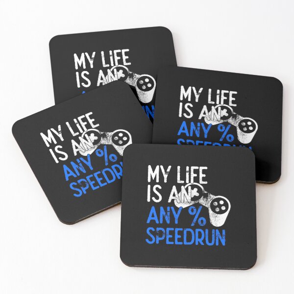 Item preview, My Life is an Any% Speedrun, Gaming designed and sold by FNStuff.