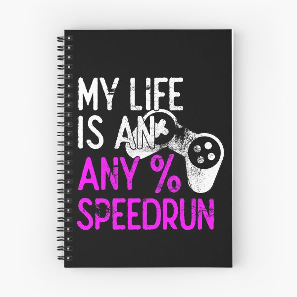 Item preview, My Life is an Any% Speedrun, Gaming designed and sold by FNStuff.