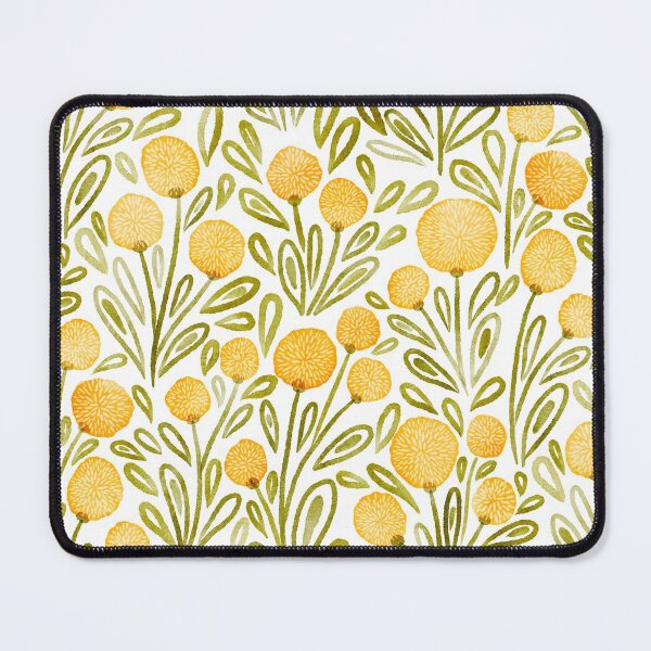 Item preview, Yellow Puff Flowers Pattern designed and sold by theacorngrove.