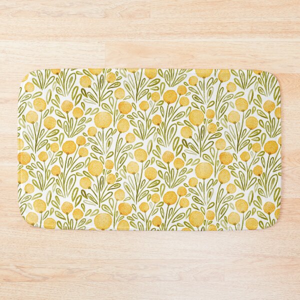 Item preview, Yellow Puff Flowers Pattern designed and sold by theacorngrove.