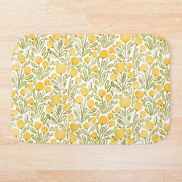 Item preview, Yellow Puff Flowers Pattern designed and sold by theacorngrove.